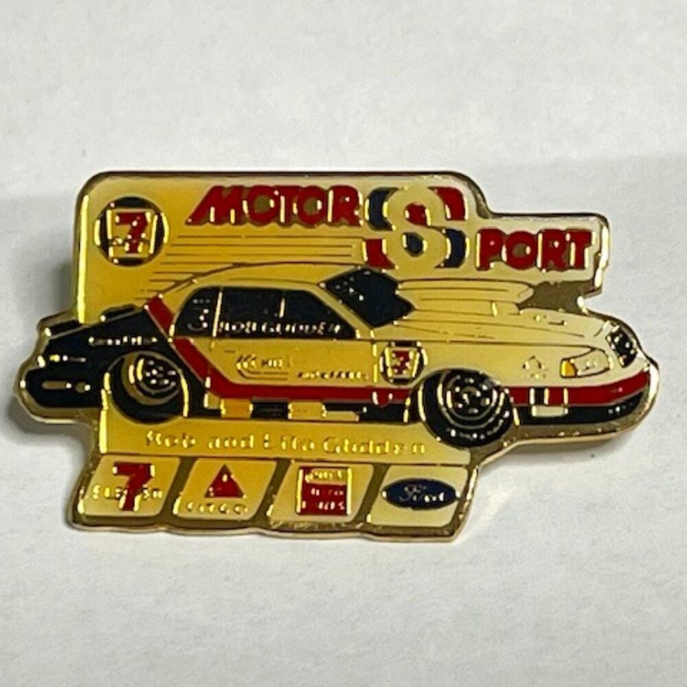 VTG 7 Eleven Citgo Motor Sport Sponsorship Bob Glidden Lapel Promo Hat Vest Pin